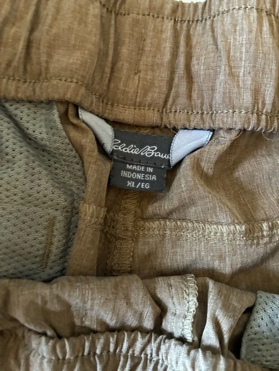 Eddie Bauer-Men's UPF 50 Quick Dry Woven Tech Pull-On Shorts XL - Picture 2 of 5